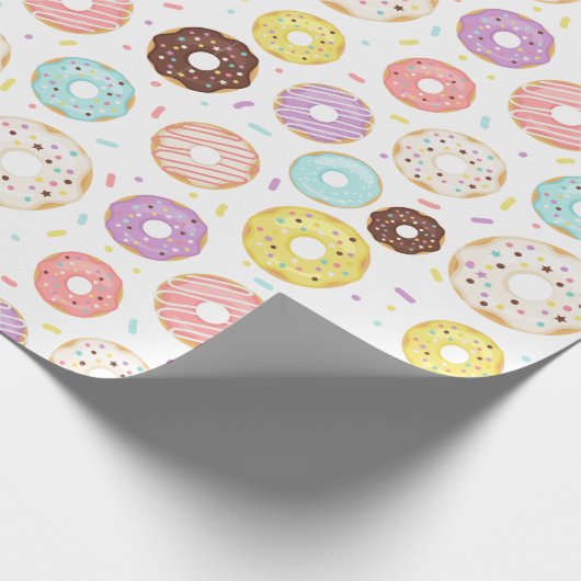 Donut Party Cadeaupapier (Hoek)