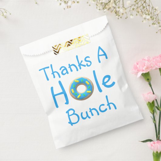 Donut Party Dank je Bedankzakje (Gezegeld)
