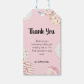 Donut Party Dank je Labels Cadeaulabel (Voorkant)