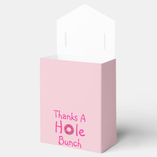Donut Party Dank je voor de tas Bedankdoosjes (Geopend)