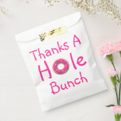 Donut Party Dank je voor de tas Bedankzakje (Gezegeld)