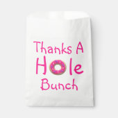 Donut Party Dank je voor de tas Bedankzakje (Voorkant)