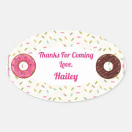 Donut Party Dank u Sticker