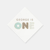 Donut Party Eerste Verjaardag Party Decor Servetten (Hoek)