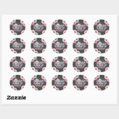 Donut Party Favor Label Sticker Seal Donut Groei o (Vel)