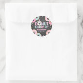 Donut Party Favor Label Sticker Seal Donut Groei o (Tas)
