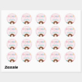 Donut Party Favor Label Sticker Seal Donut Grow Up (Vel)