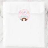 Donut Party Favor Label Sticker Seal Donut Grow Up (Tas)