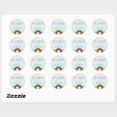 Donut Party Favor Label Sticker Seal Donut Grow Up (Vel)