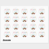Donut Party Favor Label Sticker Seal Donut Grow Up (Vel)