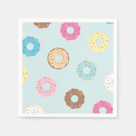 Donut Party Napkins Servetten