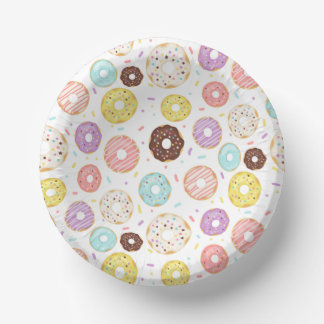 Donut Party Paper Bowls Papieren Kommen