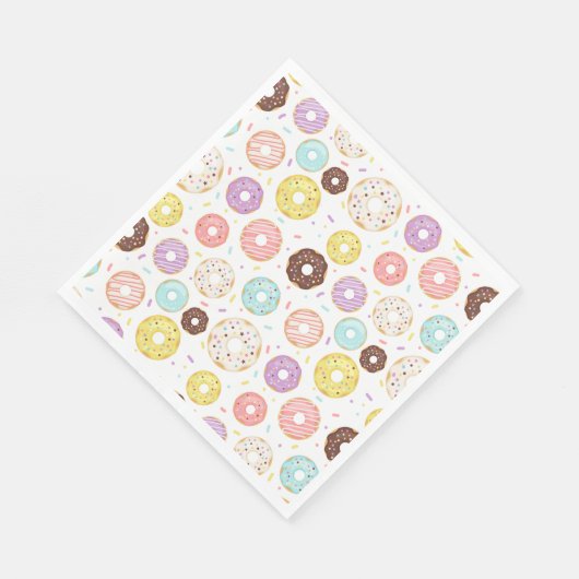Donut Party Paper Napkins Servet (Hoek)