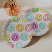 Donut Party Papier Borden Papieren Bordje