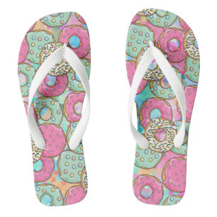 Donut Party Pastel Schattigee Teenslippers