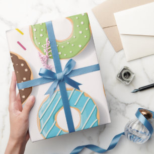 Donut Patroon Cadeaupapier