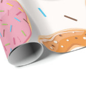 Donut Patroon Cadeaupapier (Rol Hoek)