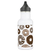 Donut Patroon, Chocolade Donuts, Karamel Donuts Waterfles (Rechts)
