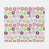 Donut patroon fleece dekens (Voorkant (Horizontaal))