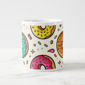 Donut Patroon Jumbo Speciale Mok (Voorkant)