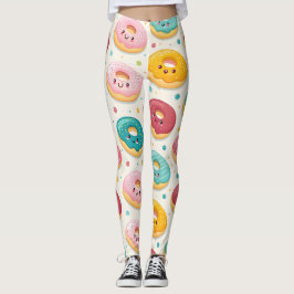 Donut Patroon Leggings
