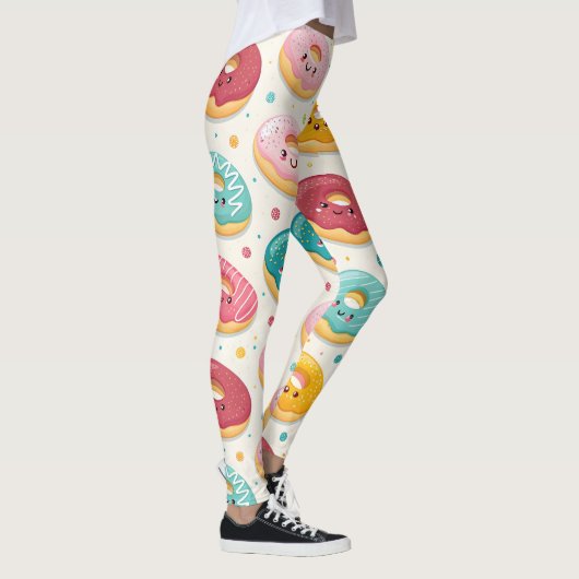 Donut Patroon Leggings (Rechts)