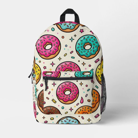 Donut Patroon Rugzak (Voorkant)