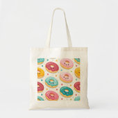 Donut Patroon Tote Bag (Voorkant)