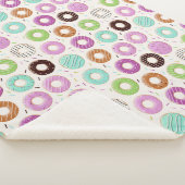 Donut Patroondekens Sherpa Deken (3/4)
