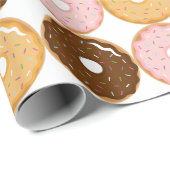 Donut Pattern Cadeaupapier (Rol Hoek)