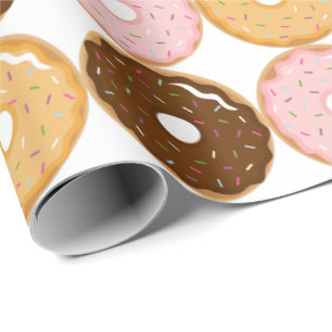 Donut Pattern Cadeaupapier