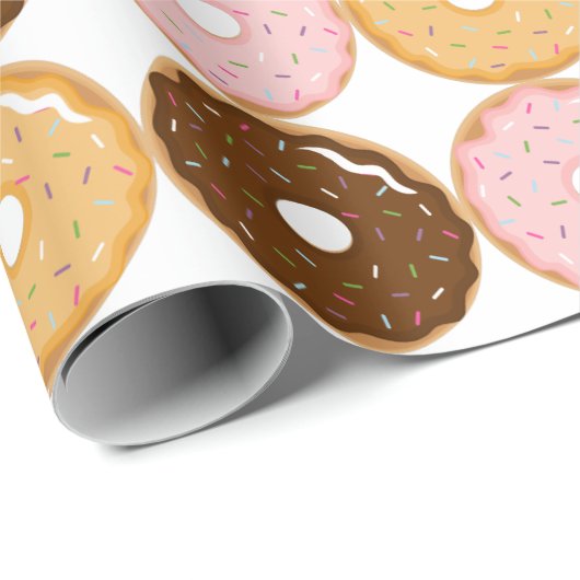 Donut Pattern Cadeaupapier (Rol Hoek)