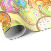 Donut Pattern Cadeaupapier (Rol Hoek)
