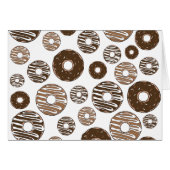 Donut Pattern, Chocolate Donuts, Karamel Donuts (Voorkant Horizontaal)