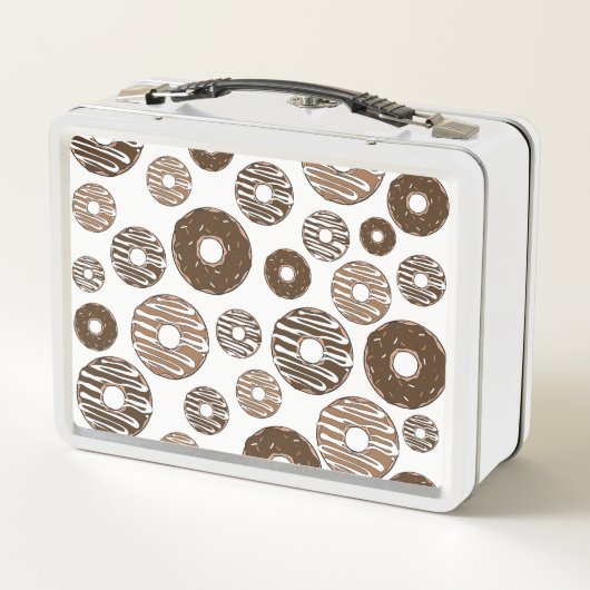 Donut Pattern, Chocolate Donuts, Karamel Donuts (Achterkant)