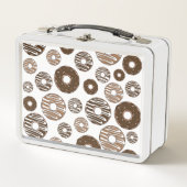 Donut Pattern, Chocolate Donuts, Karamel Donuts (Voorkant)