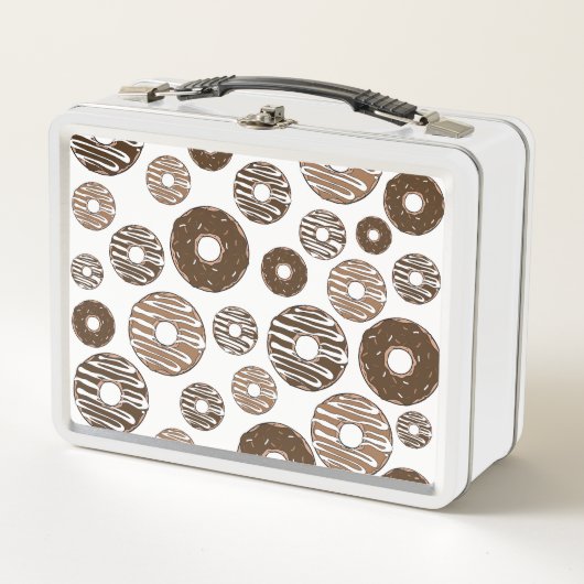 Donut Pattern, Chocolate Donuts, Karamel Donuts (Voorkant)