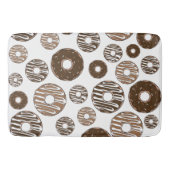 Donut Pattern, Chocolate Donuts, Karamel Donuts Badmat (Voorkant)