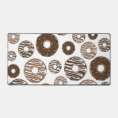 Donut Pattern, Chocolate Donuts, Karamel Donuts Bureaumat (Voorkant)