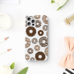 Donut Pattern, Chocolate Donuts, Karamel Donuts Case-Mate iPhone Case