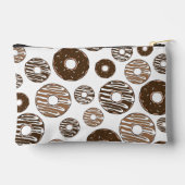 Donut Pattern, Chocolate Donuts, Karamel Donuts Etui (Achterkant)