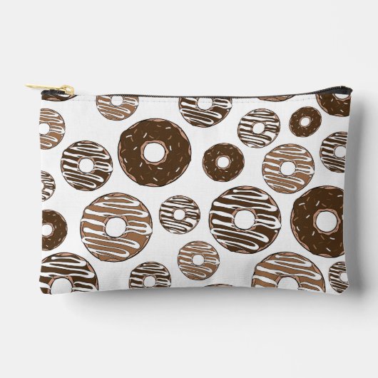 Donut Pattern, Chocolate Donuts, Karamel Donuts Etui (Voorkant)