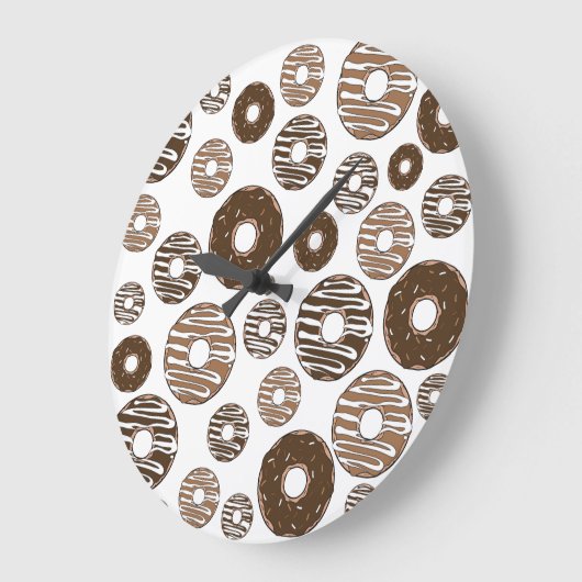 Donut Pattern, Chocolate Donuts, Karamel Donuts Grote Klok (Hoek)