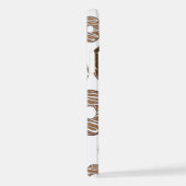 Donut Pattern, Chocolate Donuts, Karamel Donuts iPhone Hoesje (Rechterkant)