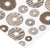 Donut Pattern, Chocolate Donuts, Karamel Donuts Medium Tafelloper (Hoek)