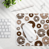 Donut Pattern, Chocolate Donuts, Karamel Donuts Muismat