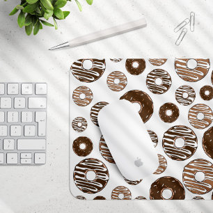 Donut Pattern, Chocolate Donuts, Karamel Donuts Muismat