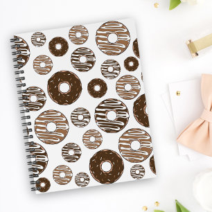 Donut Pattern, Chocolate Donuts, Karamel Donuts Planner