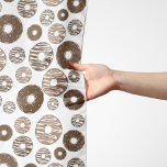 Donut Pattern, Chocolate Donuts, Karamel Donuts Sjaal<br><div class="desc">Cute,  leuke en schattige patronen met chocolade en karameldonuts. Moderne en trendy cadeau,  perfect voor de donut minnaar in je leven.</div>