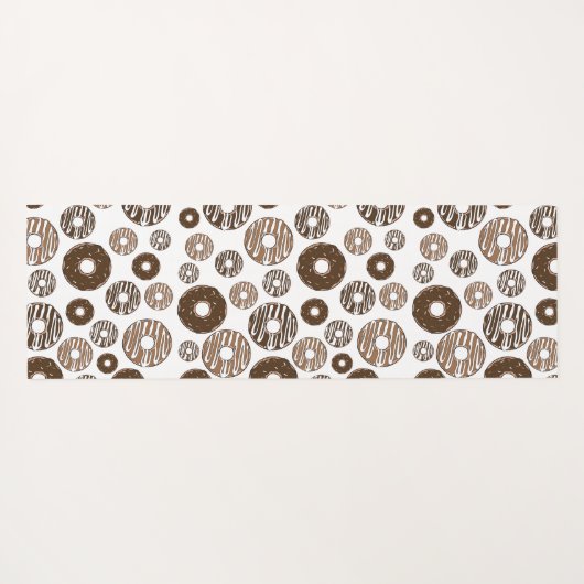 Donut Pattern, Chocolate Donuts, Karamel Donuts Yogamat (Achterkant (horizontaal))